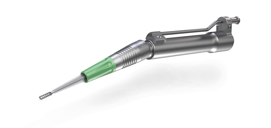 Ultrasonic-assisted bone instrument